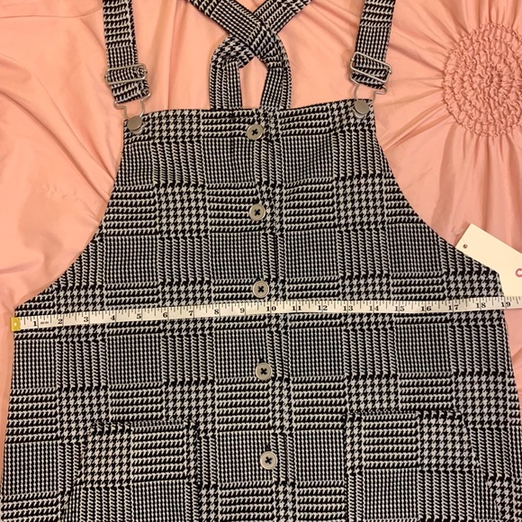 NWT Plaid Overal Dress - Picture 6 of 7